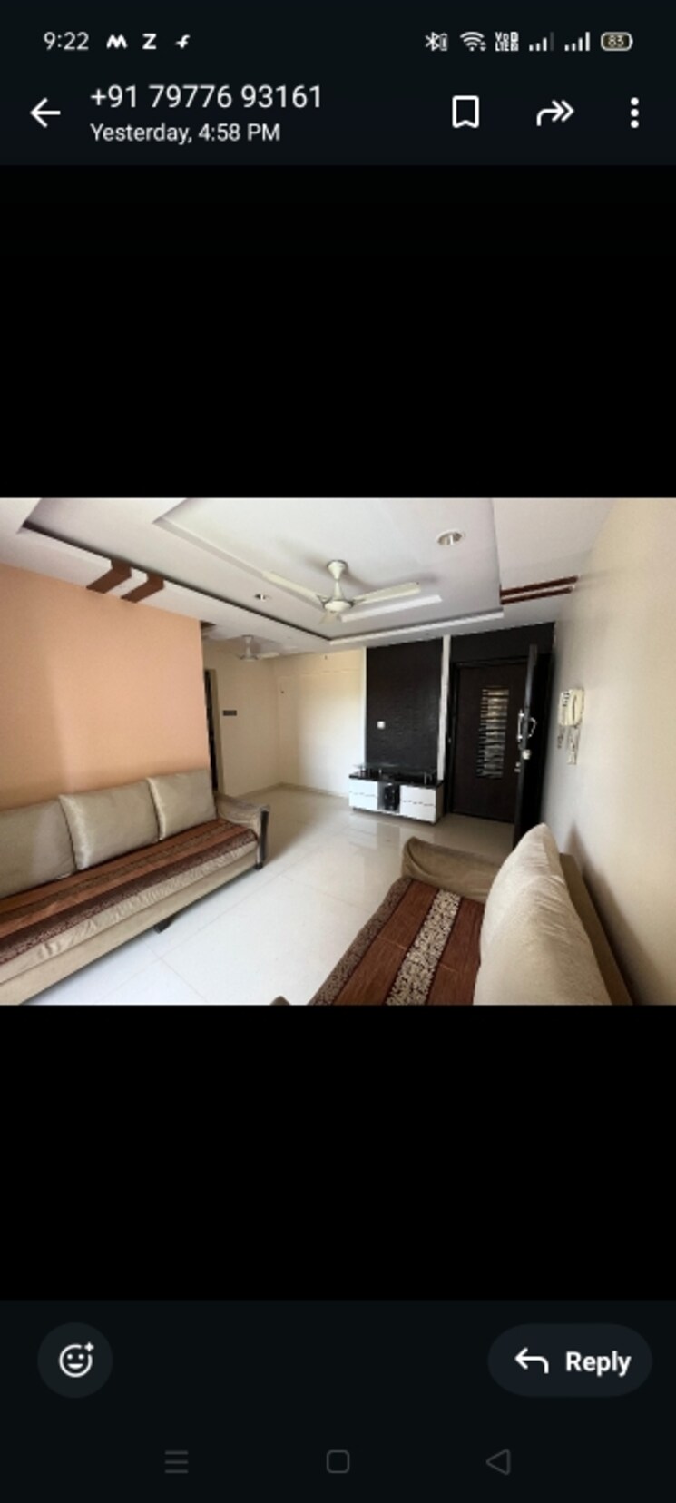 Bedroom, micro-srishti 2 Bedroom 830 Sq.Ft. Apartment In Bhandup West Mumbai 9387460