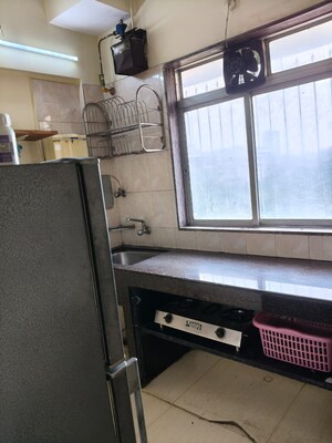 Kitchen in 1 BHK Apartment at Safal Residency, Nerul – for Rent