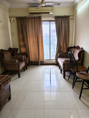 Living Room in 1 BHK Apartment at Safal Residency, Nerul – for Rent