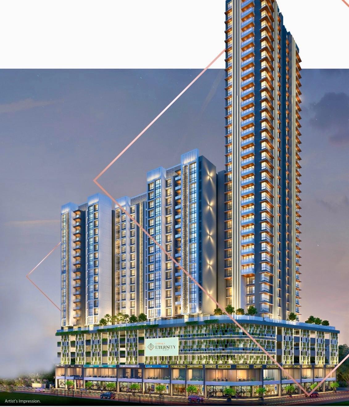 3 BHK Apartment For Sale in Shreeji Eternity