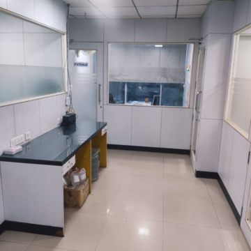 Kitchen in  Office Space at Vibhuti Khand – for Rent