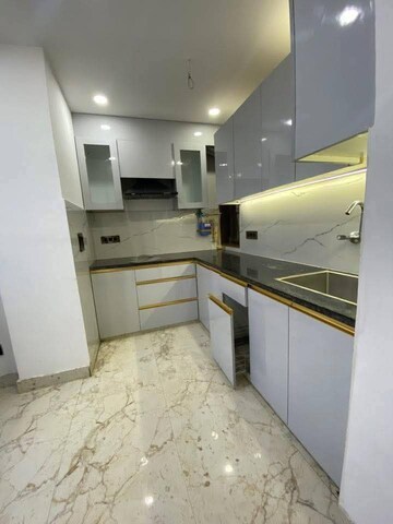 Kitchen in 2 BHK Builder Floor at Saket – for Rent