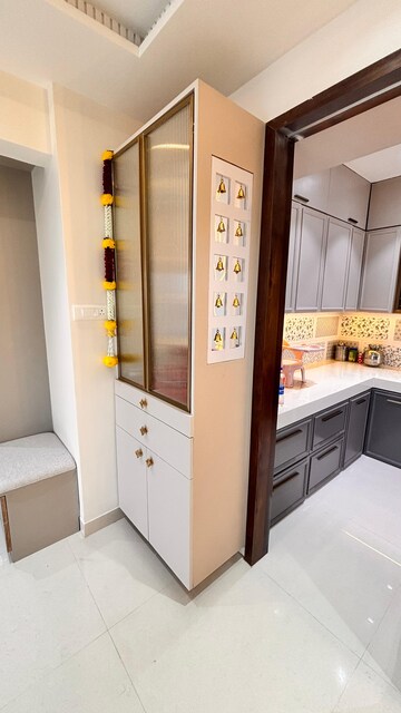 Kitchen in 3 BHK Apartment at Kumar Prospera Hadapsar, Hadapsar – for Rent