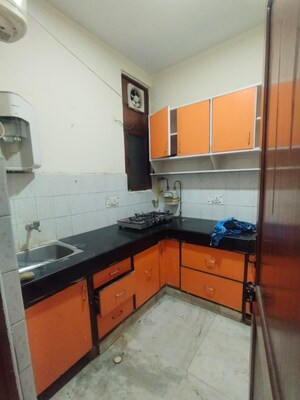 Kitchen in 2 BHK Builder Floor at Malviya Nagar – for Rent