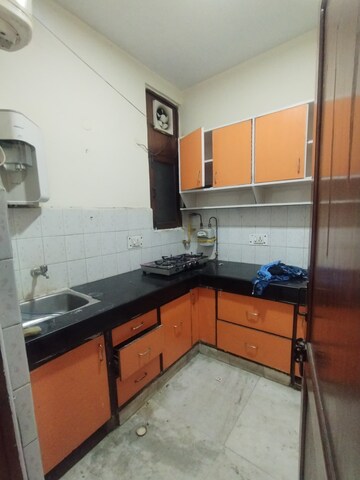 Kitchen in 2 BHK Builder Floor at Malviya Nagar – for Rent