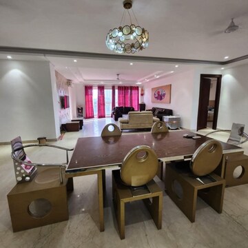 Living Room in 4 BHK Builder Floor at Kohli One Malibu Town, Malibu Town – for Rent