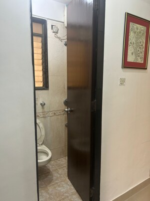 Bathroom in 2 BHK Apartment at Lake Pleasant, Powai – for Rent