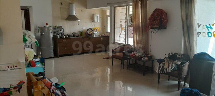 Living Room, gera-park-view 2 Bedroom 1032 Sq.Ft. Apartment In Kharadi Pune 9387892