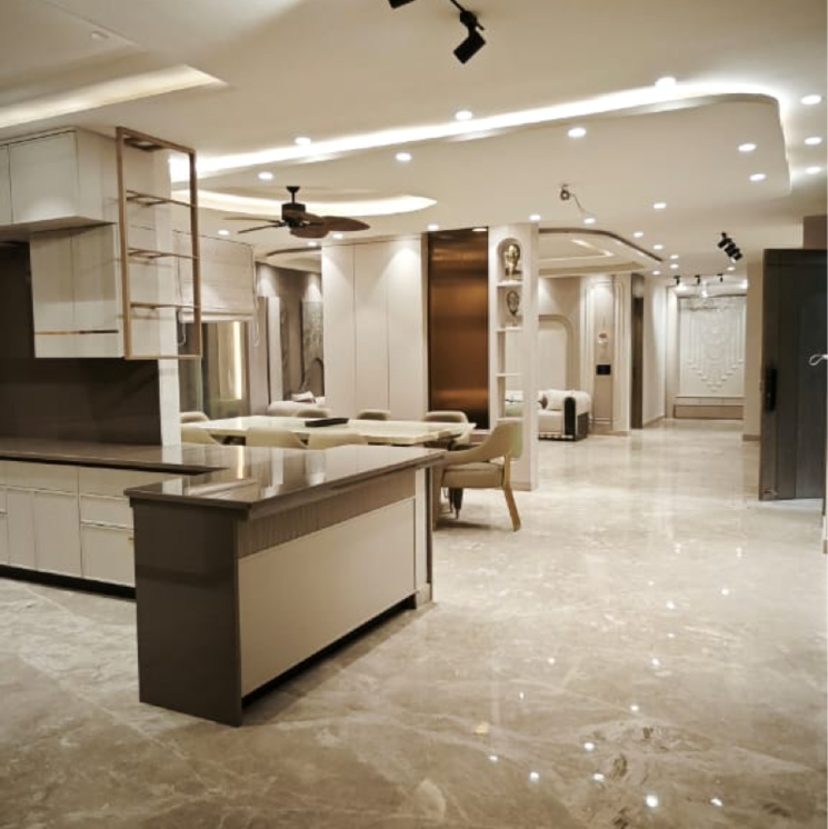 Kitchen, uninav-utopia 4 Bedroom 1456 Sq.Ft. Apartment In Bhuapur Ghaziabad 9388010