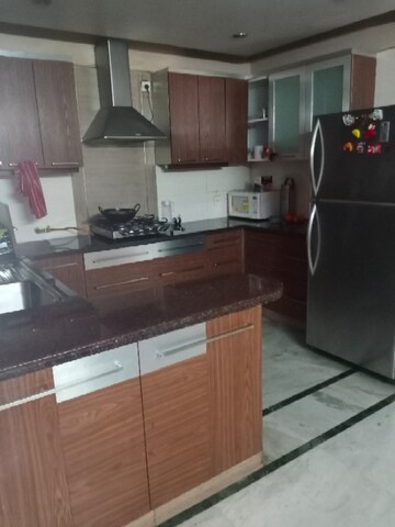 Kitchen in 3 BHK Apartment at Sector 5 Dwarka – for Rent