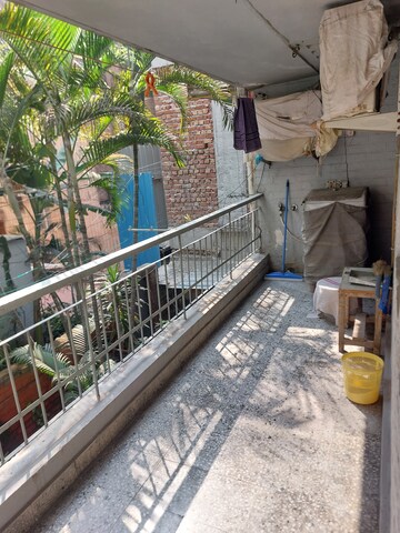 Balcony in 1.5 BHK Builder Floor at East Of Kailash – for Rent