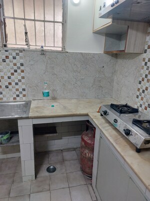 Kitchen in 1.5 BHK Builder Floor at East Of Kailash – for Rent