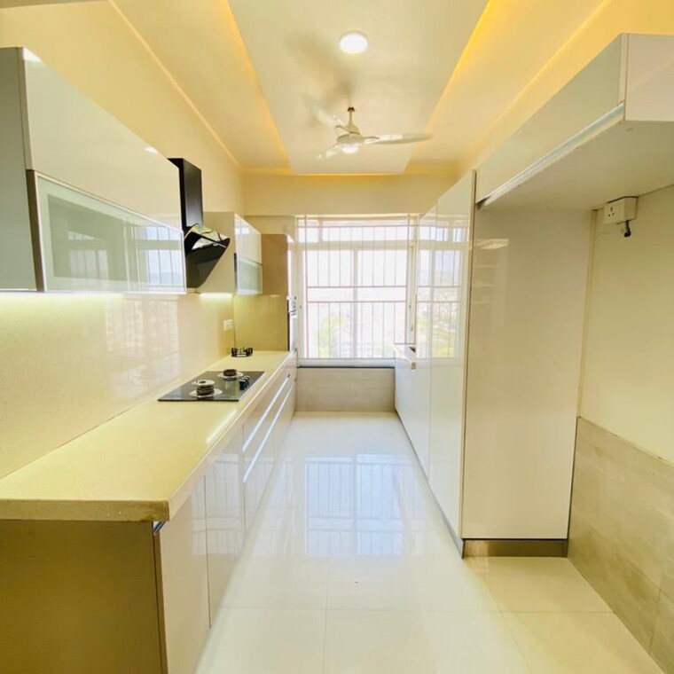 Kitchen, parin-empire 4 Bedroom 1600 Sq.Ft. Apartment In Nere Pune 9388057