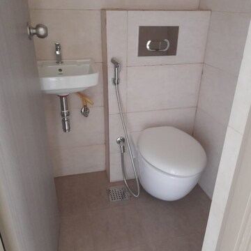 Bathroom in 1 BHK Apartment at Ajmera Bhakti Park Sector I and II, Bhakti Park – for Rent