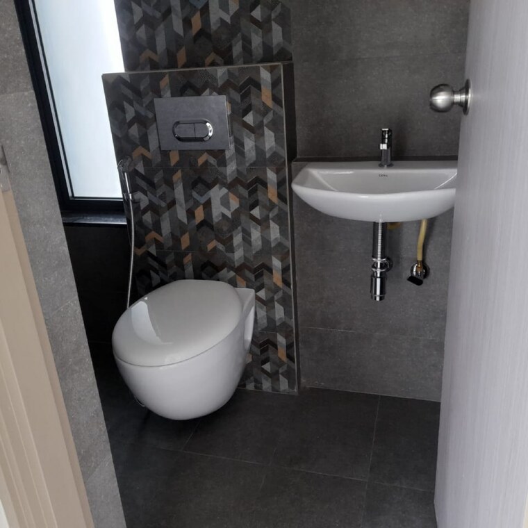 Bathroom, ajmera-bhakti-park-sector-i-and-ii 1 Bedroom 585 Sq.Ft. Apartment In Bhakti Park Mumbai 9388117