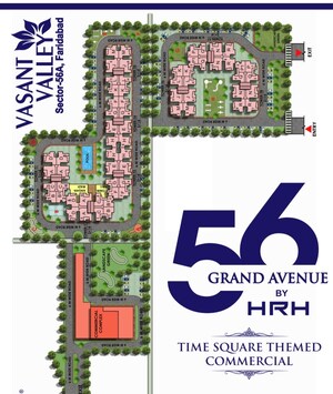 Master Plan in 2 BHK Apartment at HRH City Vasant Valley, Sector 56a – for Sale