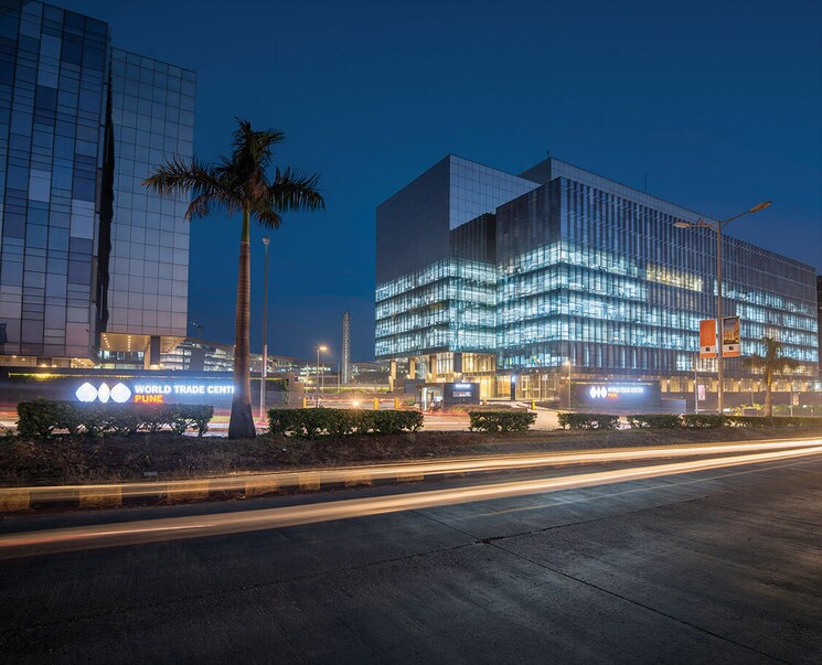 Exterior View, panchshil-world-trade-center Commercial Office Space 7241 Sq.Ft. In Kharadi Pune 9388115