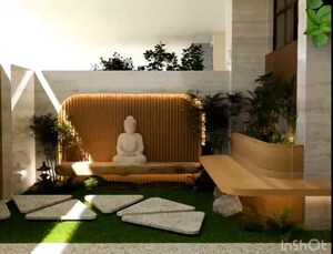 Living Room in 4 BHK Villa at Upsidc Site C – for Sale