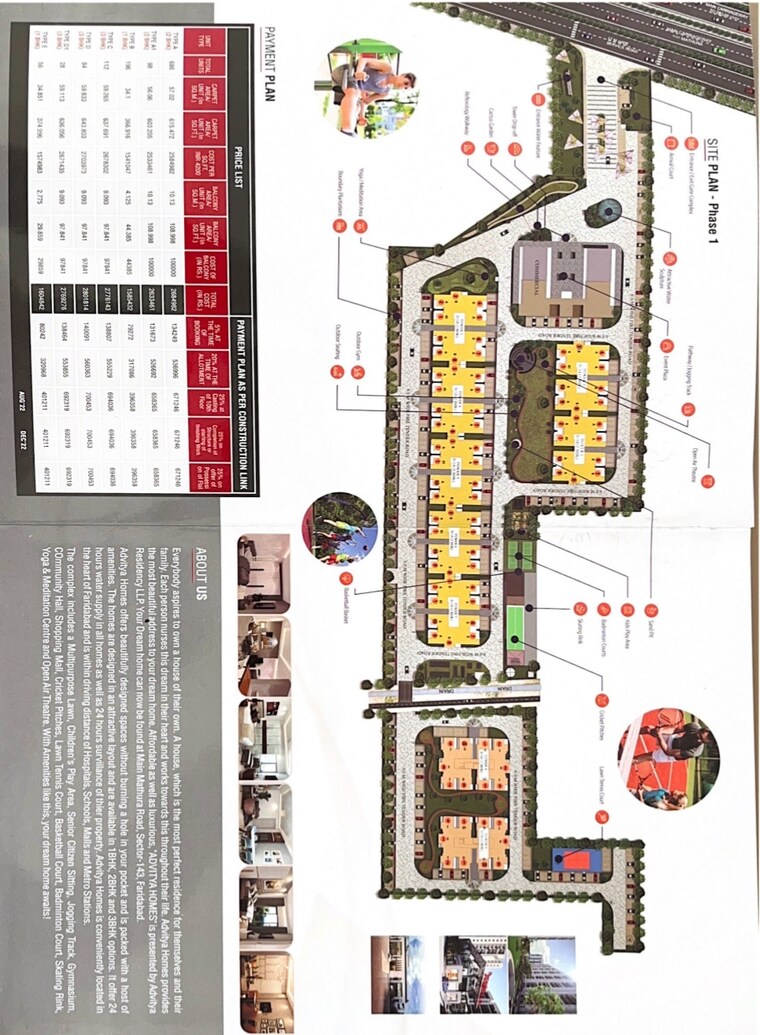 Master Plan, advitya-homes 2 Bedroom 615 Sq.Ft. Apartment In Sector 143 Faridabad 9388164