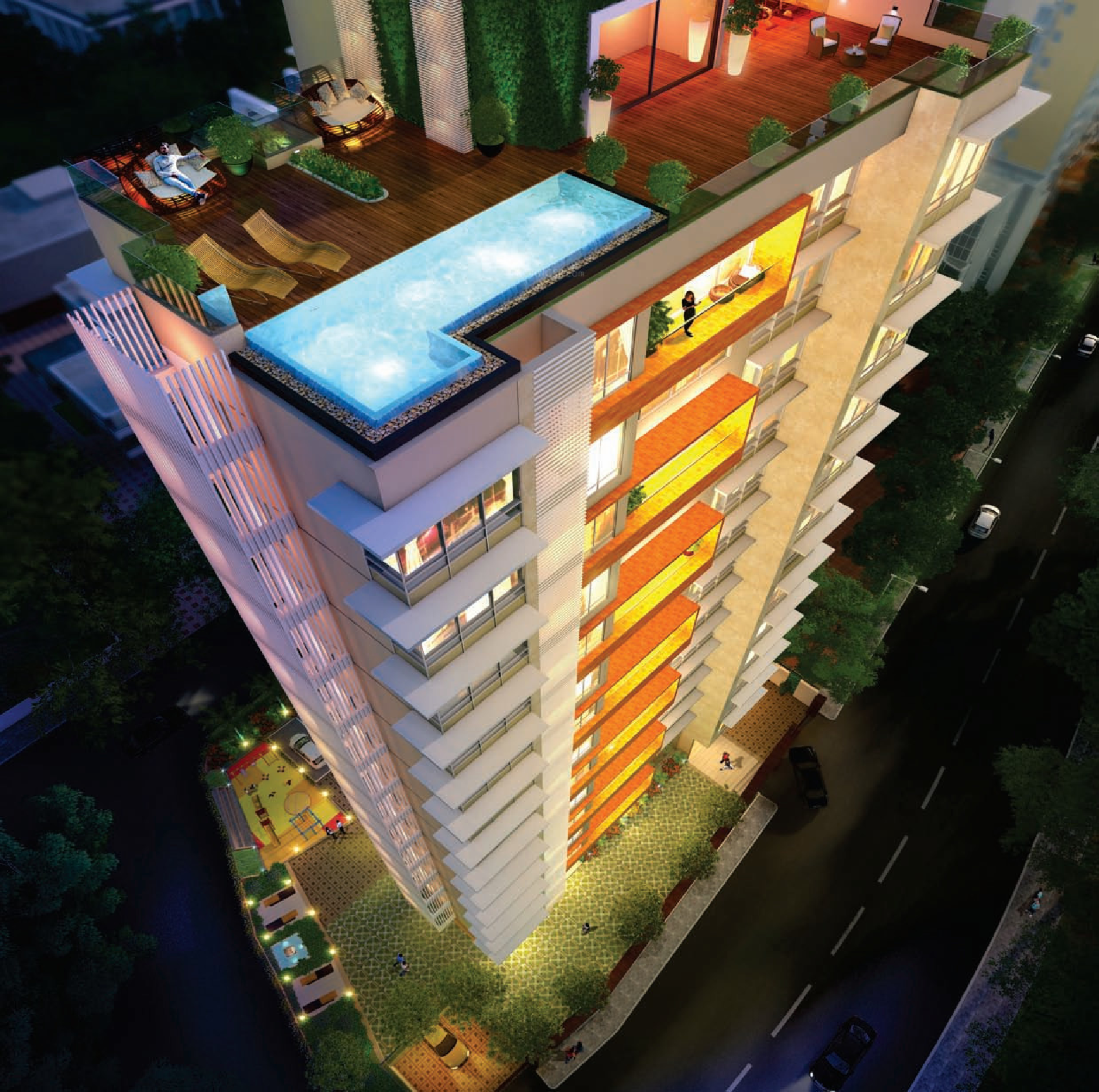 5 BHK + Pooja Room 1820 Sq.Ft. Apartment in 111 Hyde Park