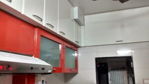 Kitchen in 1 RK Apartment at Elizabeth Apartments, Parel – for Rent