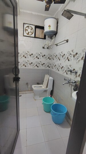 Bathroom in 2 BHK Builder Floor at Dwarka Mor – for Rent