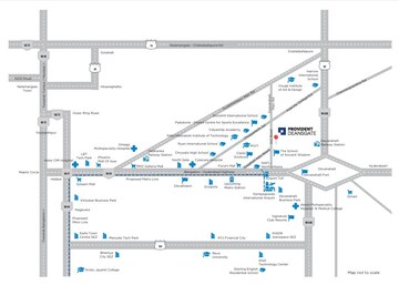 3 BHK Villa – Map Location View at Provident Deansgate, Kempalingapura - for Sale