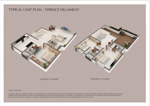 Floor Plan in 3 BHK Villa at Provident Deansgate, Kempalingapura – for Sale