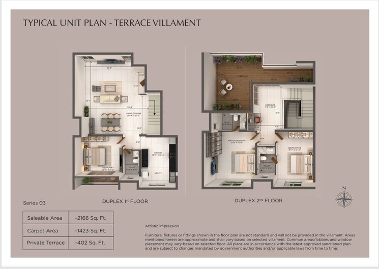 Floor Plan, provident-deansgate 3 Bedroom 2173 Sq.Ft. Villa In Kempalingapura Bangalore 9388314