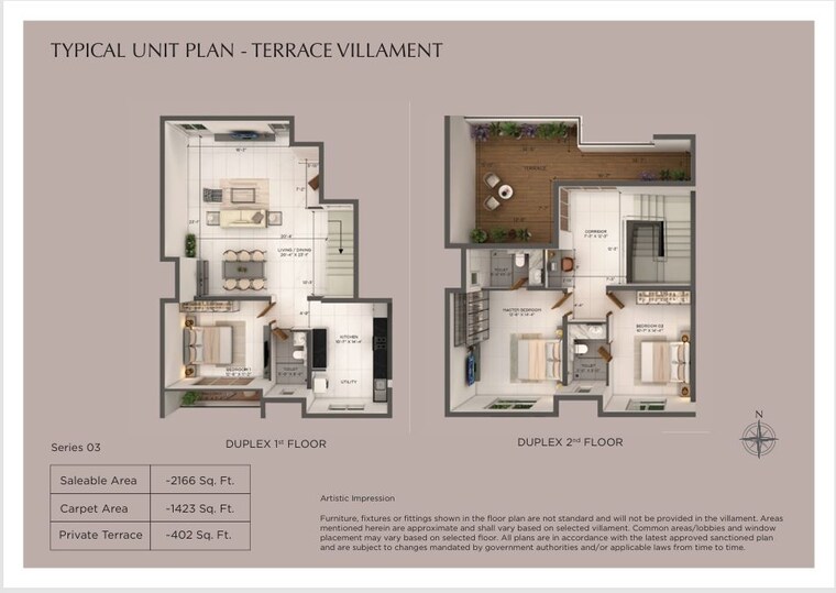 Floor Plan, provident-deansgate 3 Bedroom 2173 Sq.Ft. Villa In Kempalingapura Bangalore 9388314