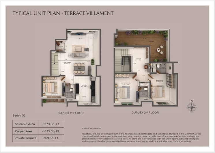 Floor Plan, provident-deansgate 3 Bedroom 2173 Sq.Ft. Villa In Kempalingapura Bangalore 9388314