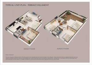 Floor Plan in 3 BHK Villa at Provident Deansgate, Kempalingapura – for Sale