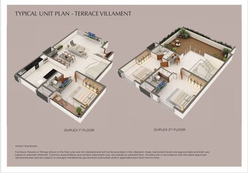 Floor Plan in 3 BHK Villa at Provident Deansgate, Kempalingapura – for Sale