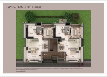 Floor Plan in 3 BHK Villa at Provident Deansgate, Kempalingapura – for Sale