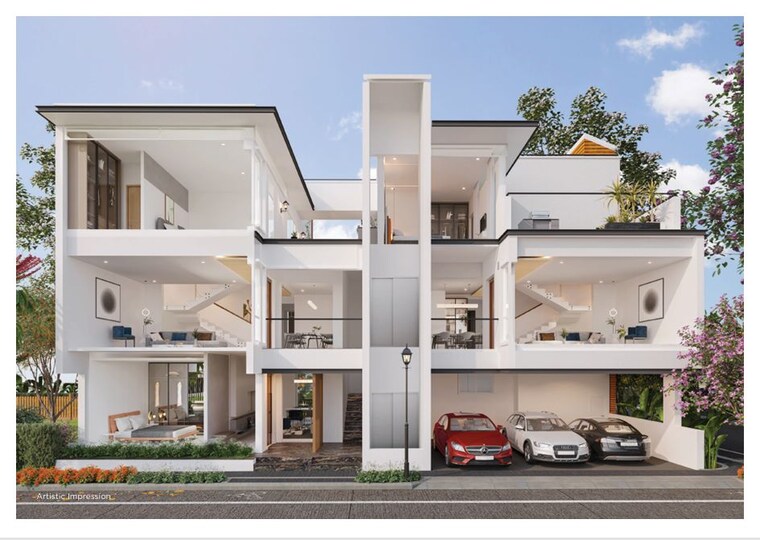Exterior View, provident-deansgate 3 Bedroom 2173 Sq.Ft. Villa In Kempalingapura Bangalore 9388314