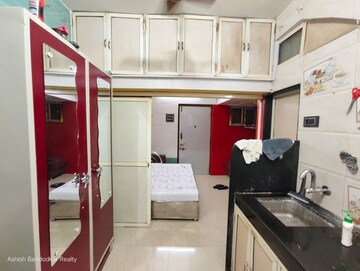 Kitchen in 1 RK Apartment at Silver Castle Andheri East, Andheri East – for Rent