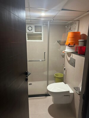 Bathroom in 2 BHK Apartment at Trendsquare Ortus Apartment, Dasarahalli – for Rent