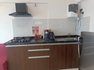 Kitchen in 1 BHK Apartment at Geras World of Joy S, Kharadi – for Rent