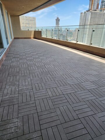 Balcony in 3 BHK Apartment at Lokhandwala Infrastructure Minerva, Mahalaxmi – for Rent