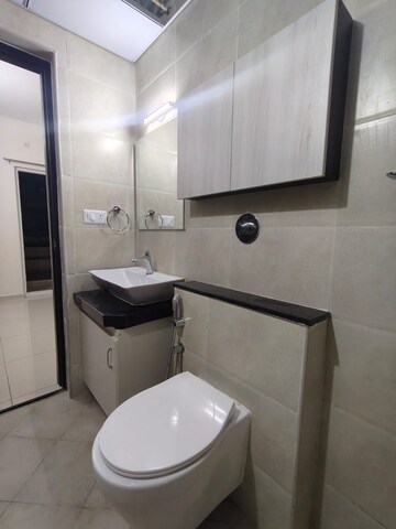 Bathroom in 3 BHK Apartment at Provident Capella, Whitefield – for Rent