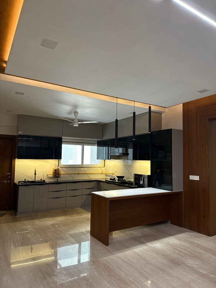 Kitchen, shree-balaji-wind-park 4 Bedroom 4000 Sq.Ft. Apartment In Near Nirma University On Sg Highway Ahmedabad 9386644