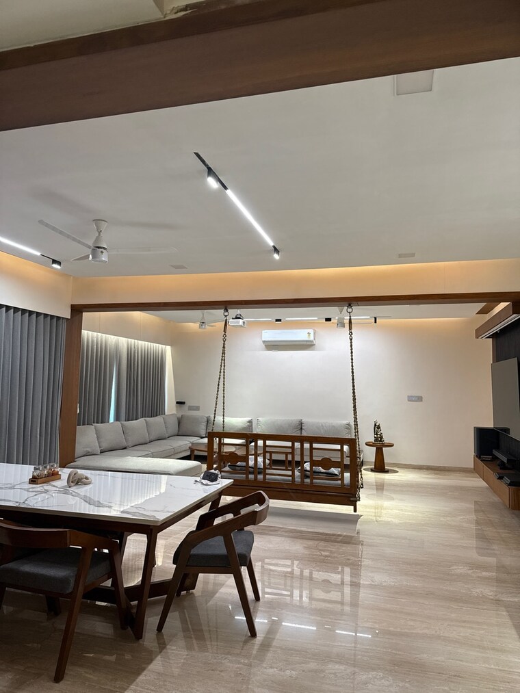 Living Room, shree-balaji-wind-park 4 Bedroom 4000 Sq.Ft. Apartment In Near Nirma University On Sg Highway Ahmedabad 9386644