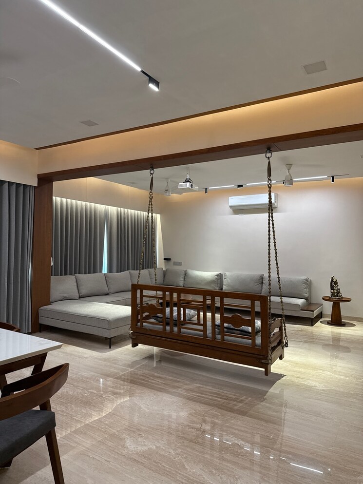 Living Room, shree-balaji-wind-park 4 Bedroom 4000 Sq.Ft. Apartment In Near Nirma University On Sg Highway Ahmedabad 9386644