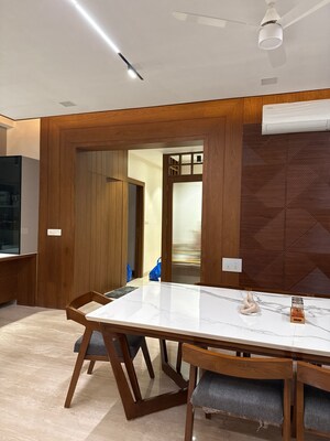 Dining area in 4 BHK Apartment at Shree Balaji Wind Park, Near Nirma University On Sg Highway – for Sale