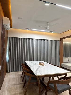 Dining area in 4 BHK Apartment at Shree Balaji Wind Park, Near Nirma University On Sg Highway – for Sale