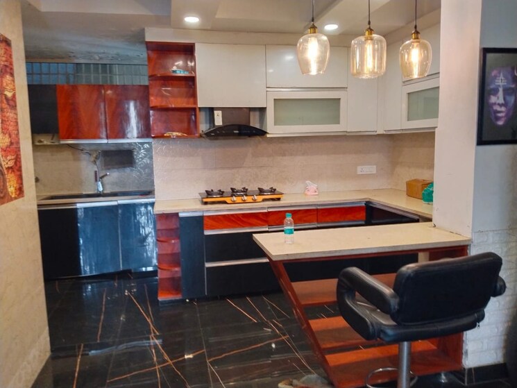 Kitchen, unitech-uniworld-gardens-2 3 Bedroom 1355 Sq.Ft. Apartment In Sector 47 Gurgaon 9388415