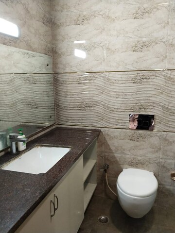Bathroom in 3 BHK Apartment at Unitech Uniworld Gardens 2, Sector 47 – for Rent