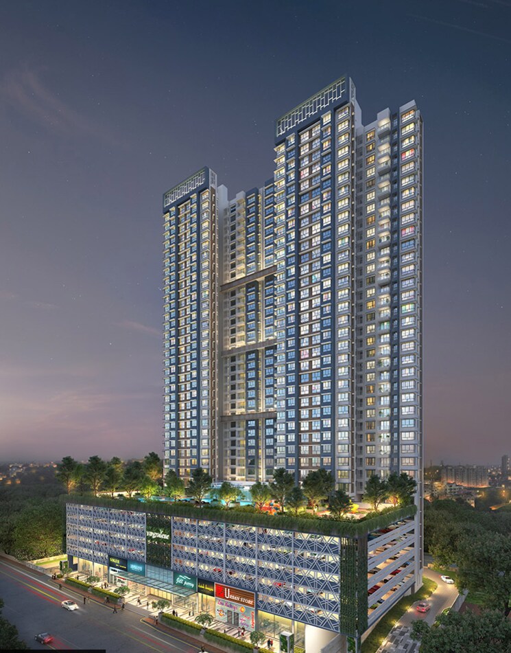Exterior View, wadhwa-tw-gardens 4 Bedroom 1450 Sq.Ft. Apartment In Kandivali East Mumbai 9388546