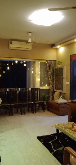 Living Room in 2 BHK Apartment at Omkar Ananta, Goregaon East – for Rent