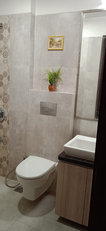Bathroom in 2 BHK Apartment at Omkar Ananta, Goregaon East – for Rent